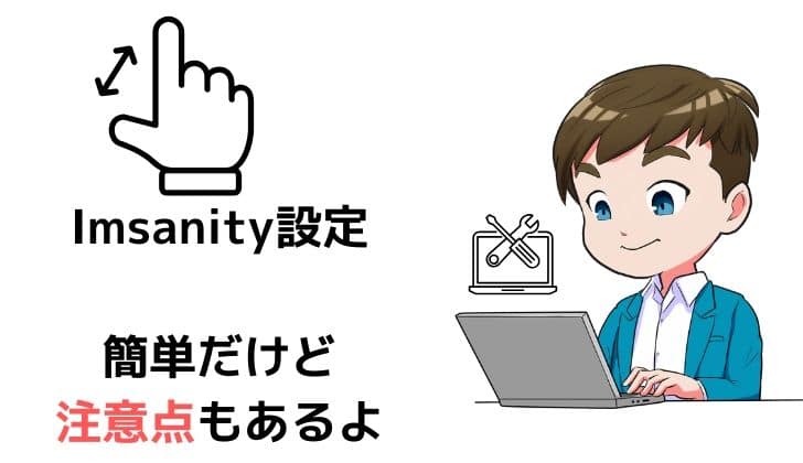 Imsanity 設定